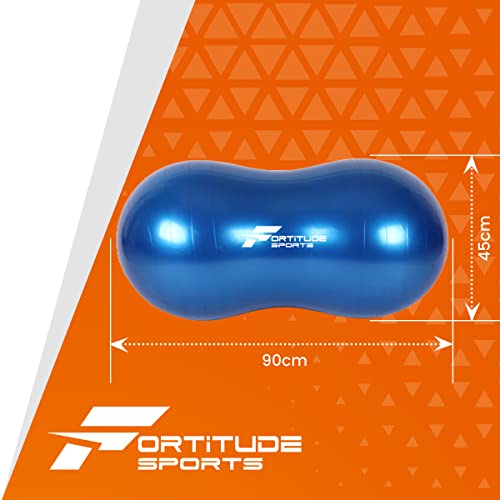 Fortitude Sports Peanut Exercise Ball 45cm by 90 cm