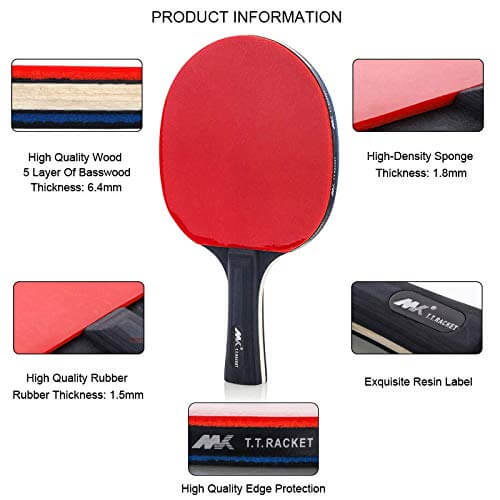 Fortitude Sports Table Tennis Bats and Balls Set