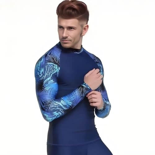 Fortitude Sports Long Sleeve Water Sports Rash Vest for Men