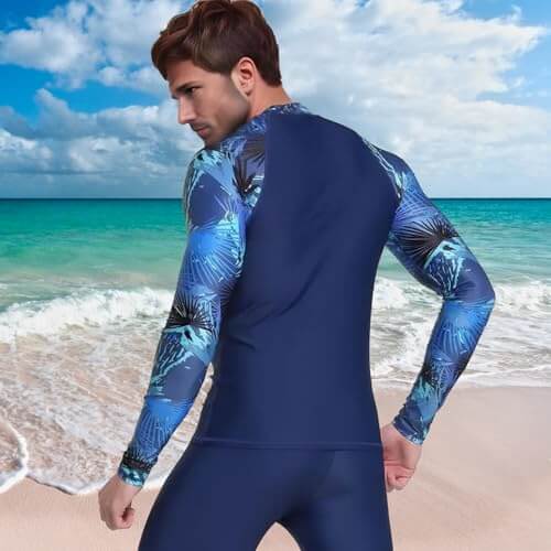 Fortitude Sports Long Sleeve Water Sports Rash Vest for Men