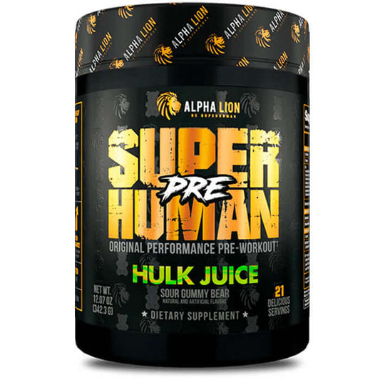 Alpha Lion SuperHuman Pre Workout Size: 21 Servings Flavour: Hulk Juice