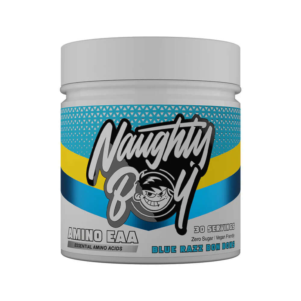 Naughty Boy EAA Size: 345g Flavour: Blue Raspberry