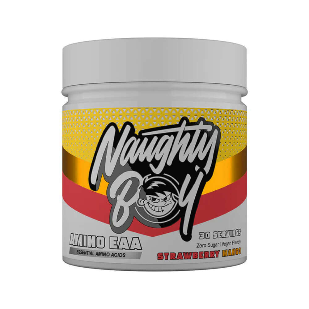 Naughty Boy EAA Size: 345g Flavour: Strawberry Mango