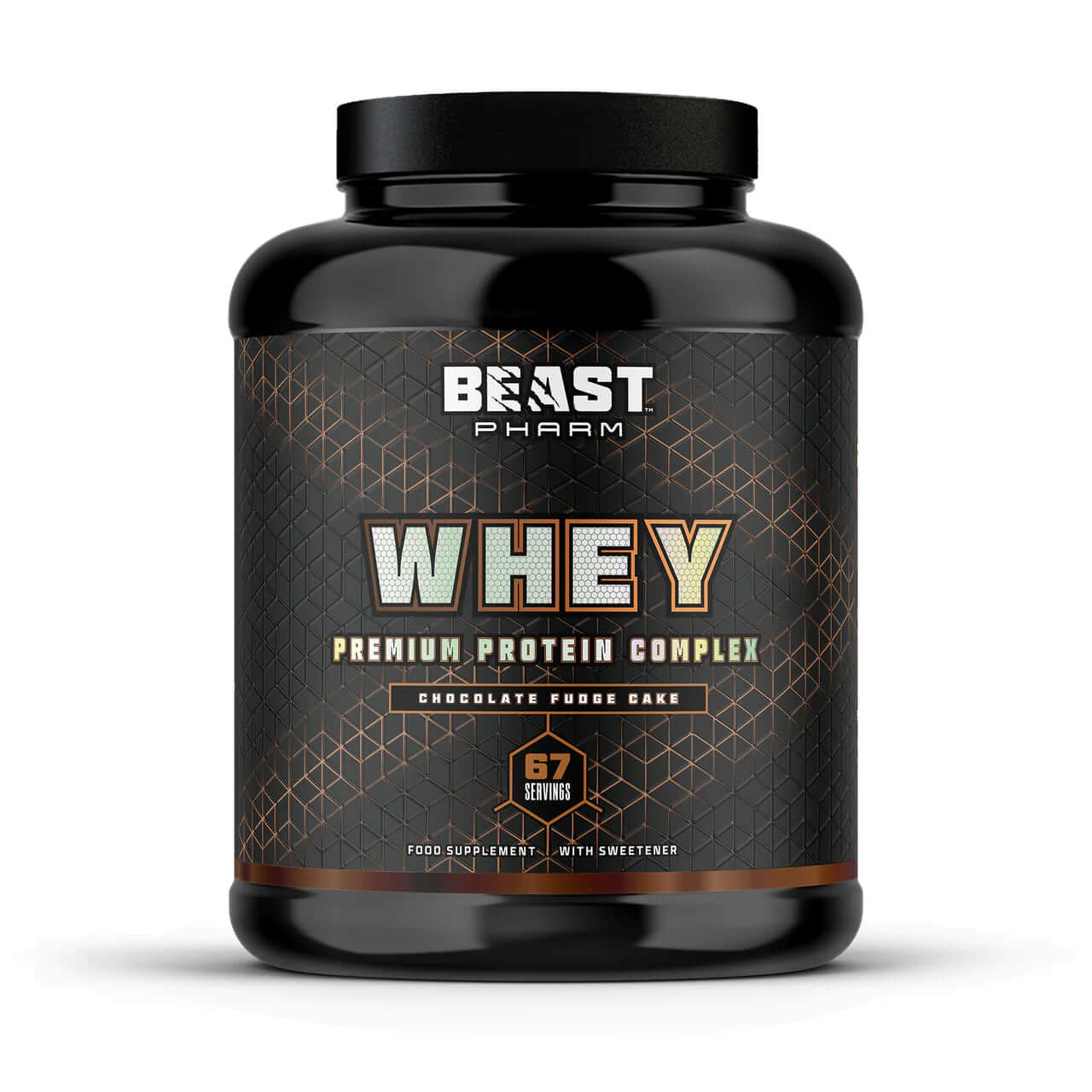 Beast Pharm Whey Size: 2kg Flavour: Chocolate Fudge Cake