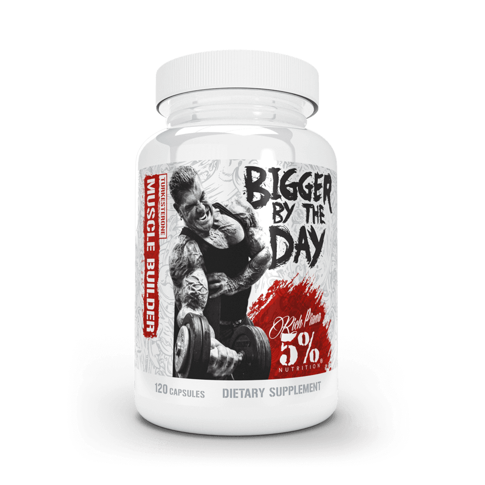 Rich Piana 5% Nutrition Bigger By The Day Size: 120 Capsules
