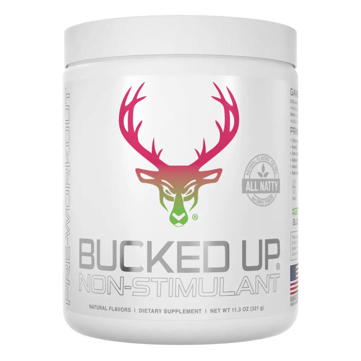 Bucked Up Non Stimulant Pre Workout Size: 30 Svgs Flavour: Raspberry Lime