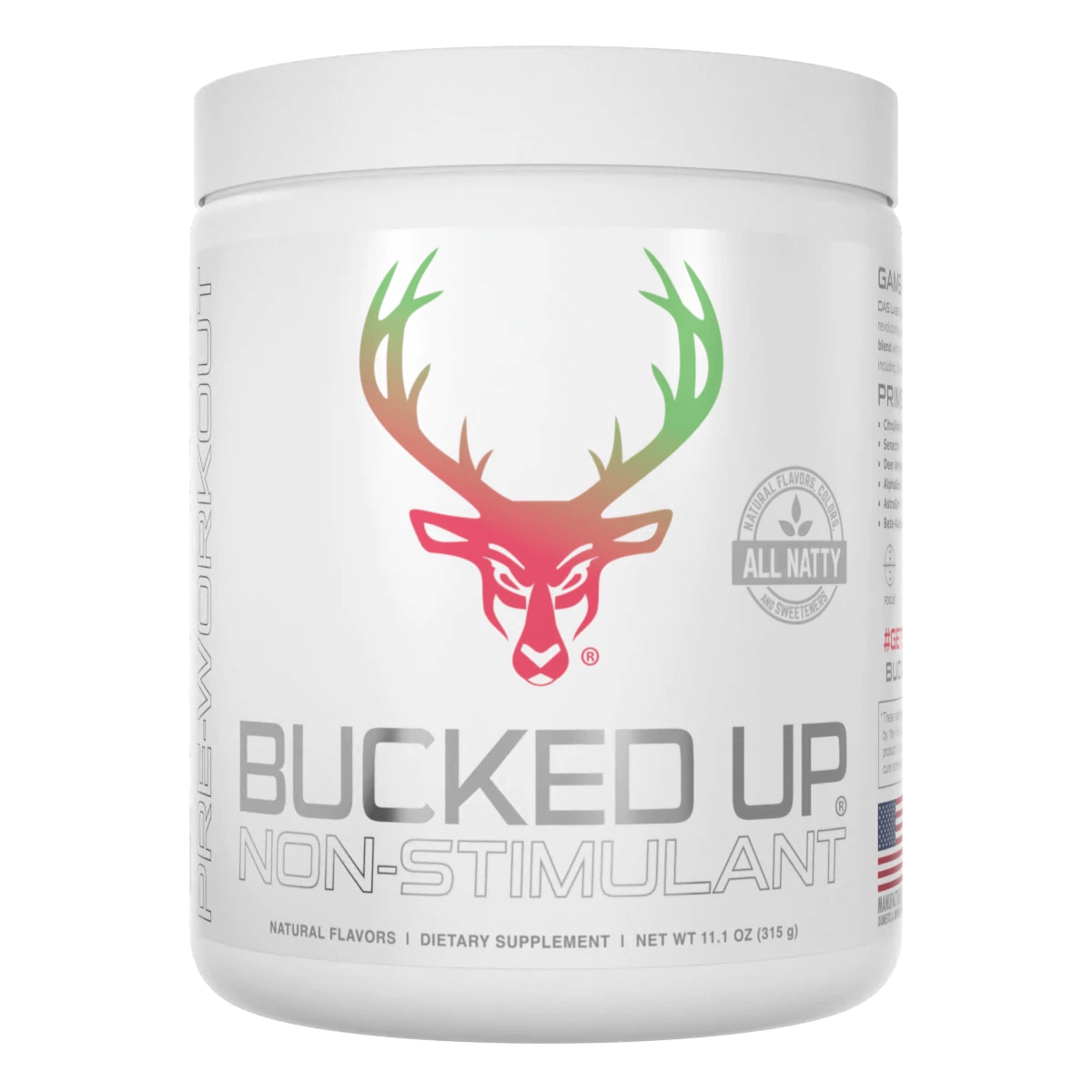 Bucked Up Non Stimulant Pre Workout Size: 30 Svgs Flavour: Strawberry Kiwi