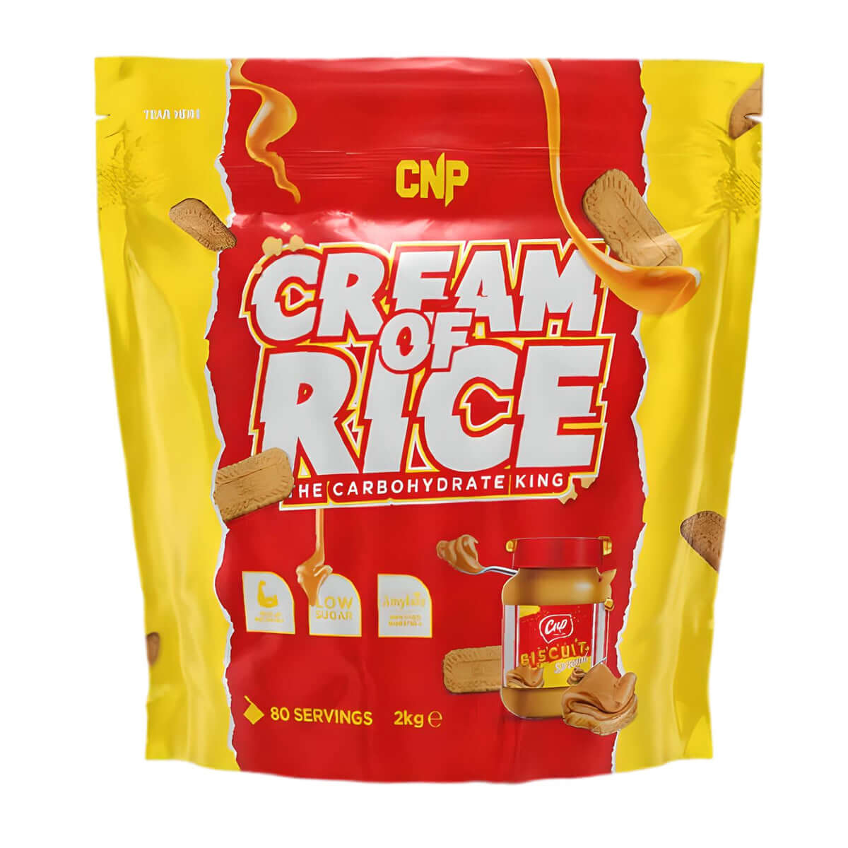 CNP Cream Of Rice Size: 2kg Flavour: Biscuit Spread