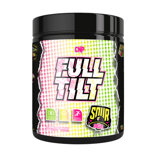 CNP Full Tilt Size: 300g Flavour: Sour Saucers