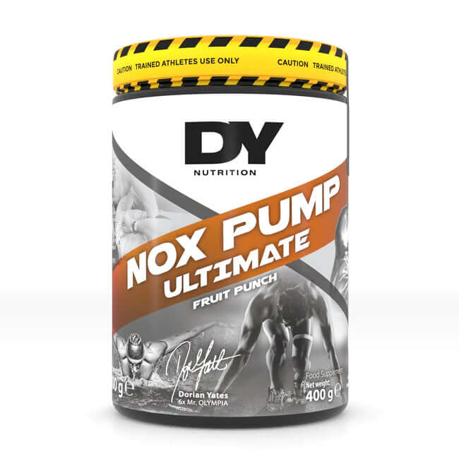 Dorian Yates Nutrition NOX Pump Ultimate Size: 400g Flavour: Fruit Punch