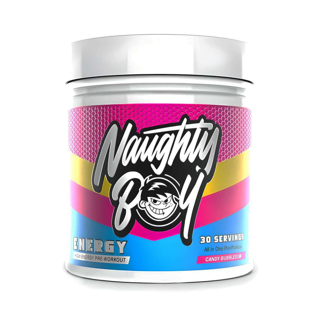 Naughty Boy Energy Size: 390g Flavour: Candy Bubblegum