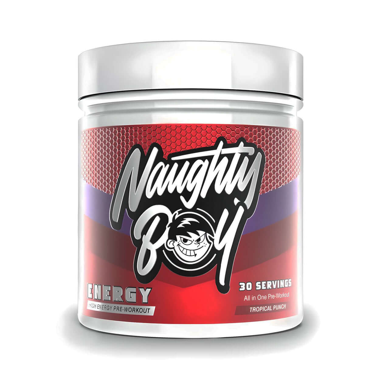 Naughty Boy Energy Size: 390g Flavour: Tropical Punch