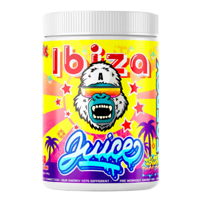 Gorillalpha Ibiza Juice Size: 480g Flavour: Blue Strawberry Lemonade