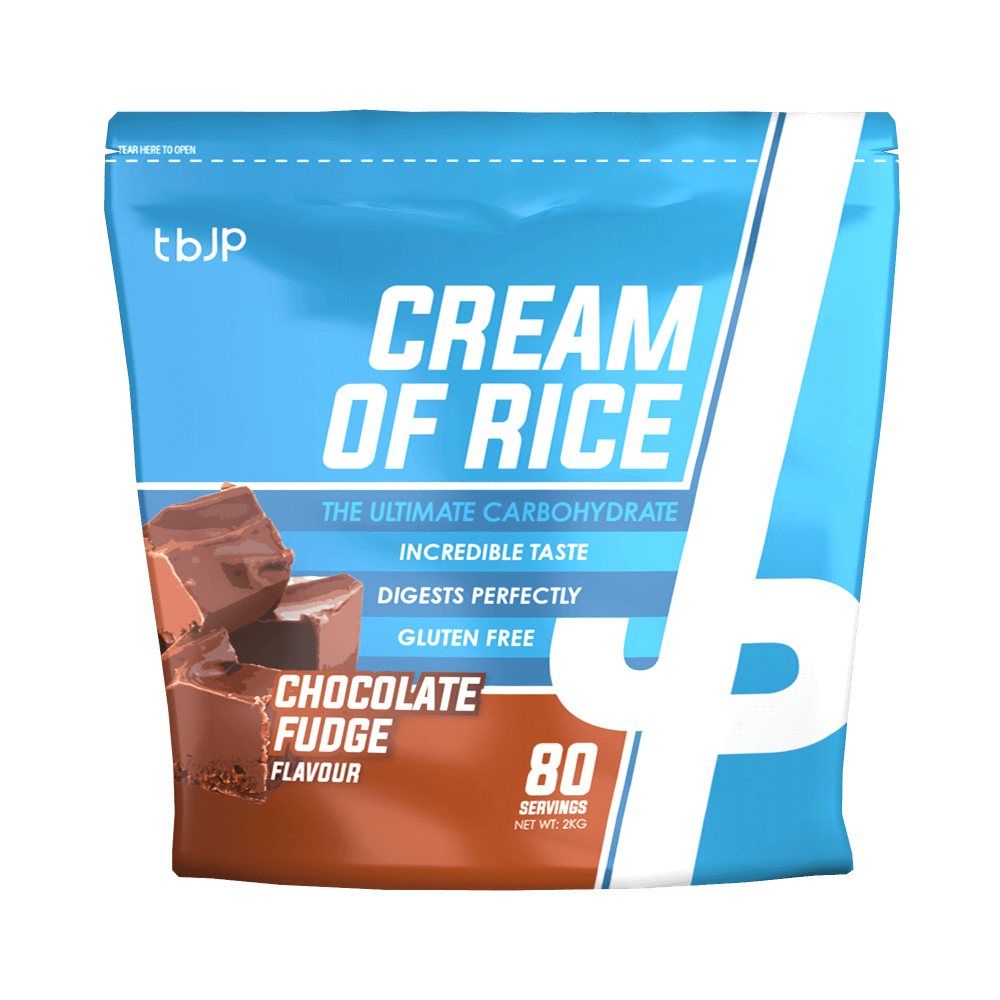 Trained By JP Cream Of Rice Size: 2kg Flavour: Chocolate Fudge