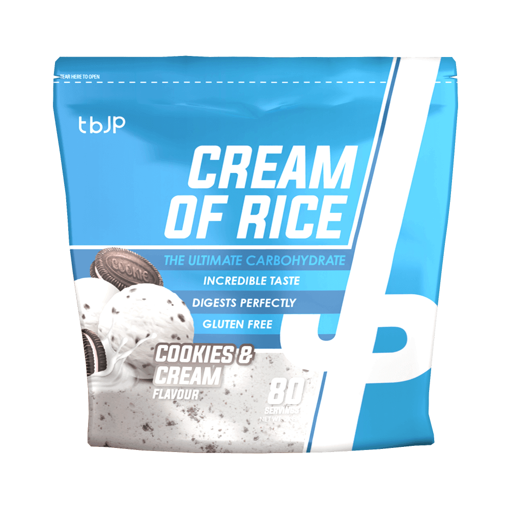 Trained By JP Cream Of Rice Size: 2kg Flavour: Cookies & Cream