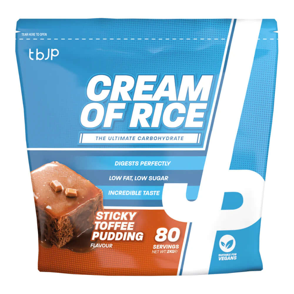 Trained By JP Cream Of Rice Size: 2kg Flavour: Toffee