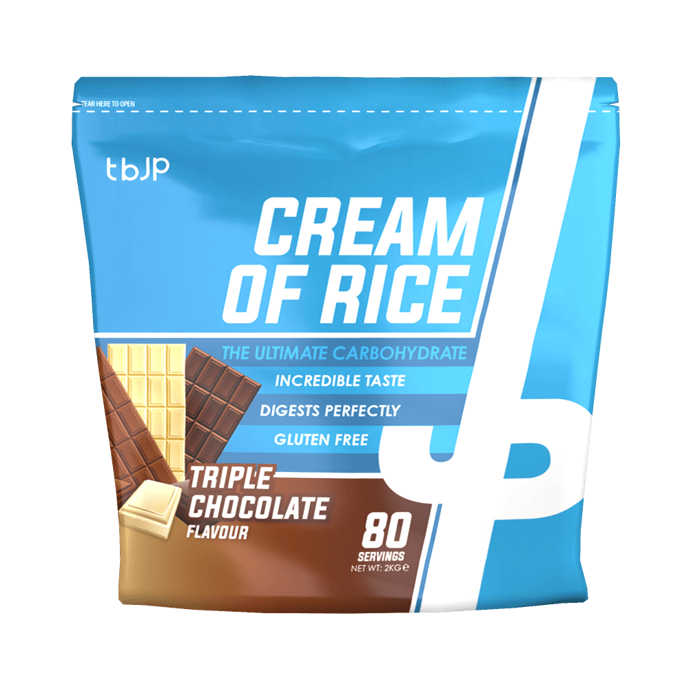 Trained By JP Cream Of Rice Size: 2kg Flavour: Triple Chocolate