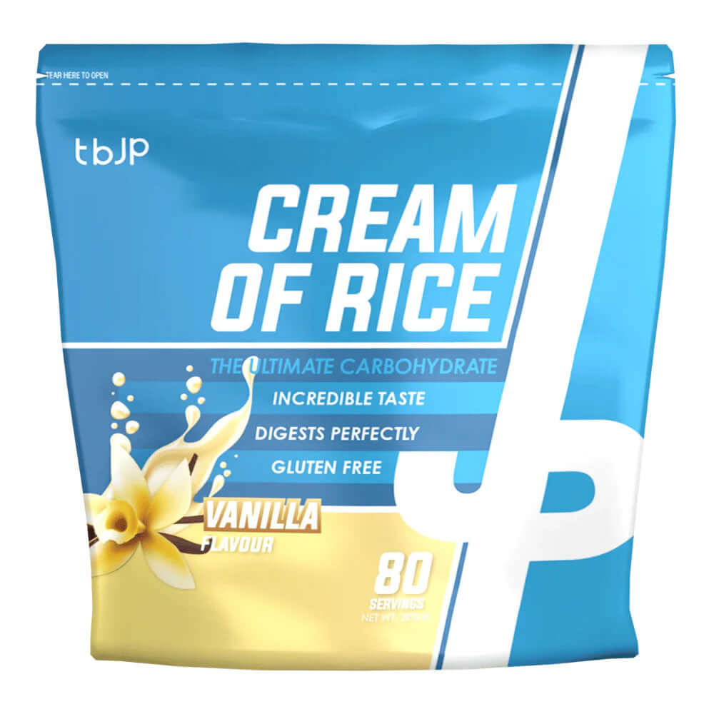 Trained By JP Cream Of Rice Size: 2kg Flavour: Vanilla