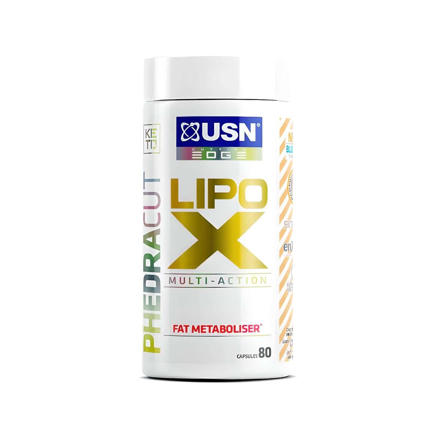 USN Phedra Cut Lipo X Size: 80 Capsules