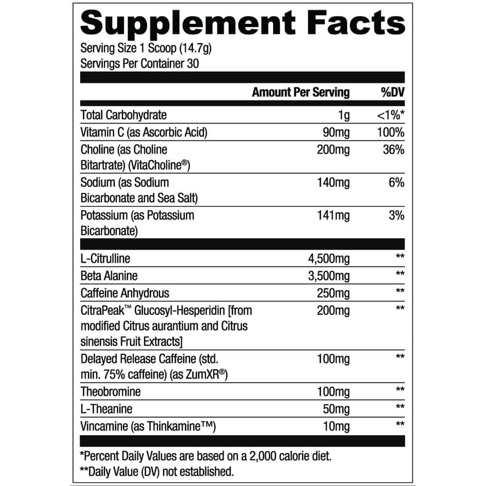 Ryse Loaded Pre Workout Formula