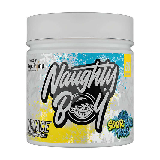 Naughty Boy Menace V2 Size: 420g Flavour: Sour Blue Raz