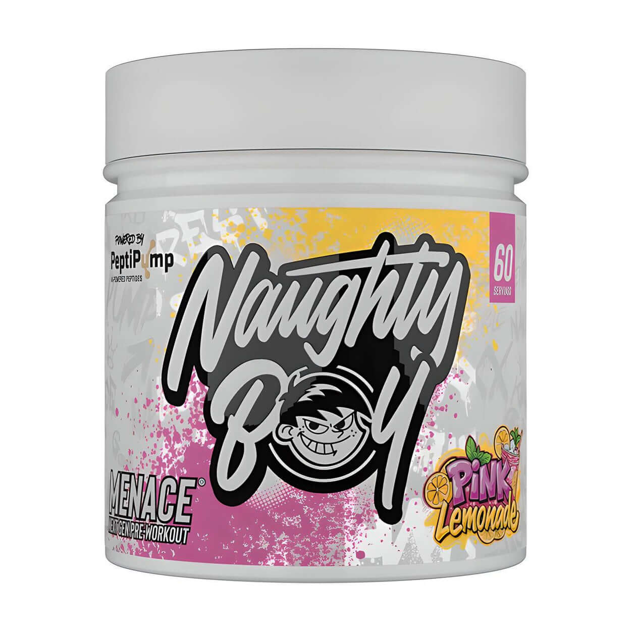 Naughty Boy Menace V2 Size: 420g Flavour: Pink Lemonade