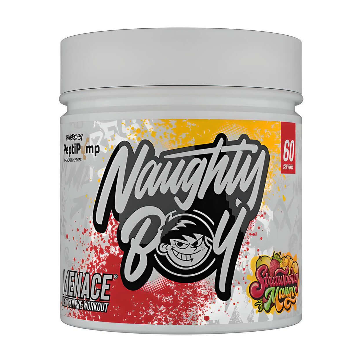 Naughty Boy Menace V2 Size: 420g Flavour: Strawberry Mango