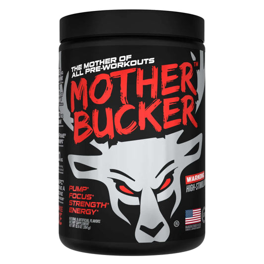 Bucked Up Mother Bucker Size: 20 Svgs Flavour: Gym Junkie Juice (Raz/Orange)