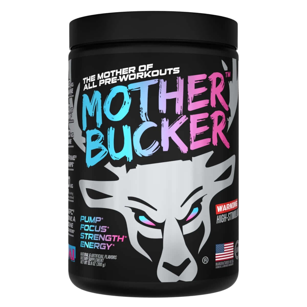 Bucked Up Mother Bucker Size: 20 Svgs Flavour: Miami (Strawberry/Mango/Pineapple)