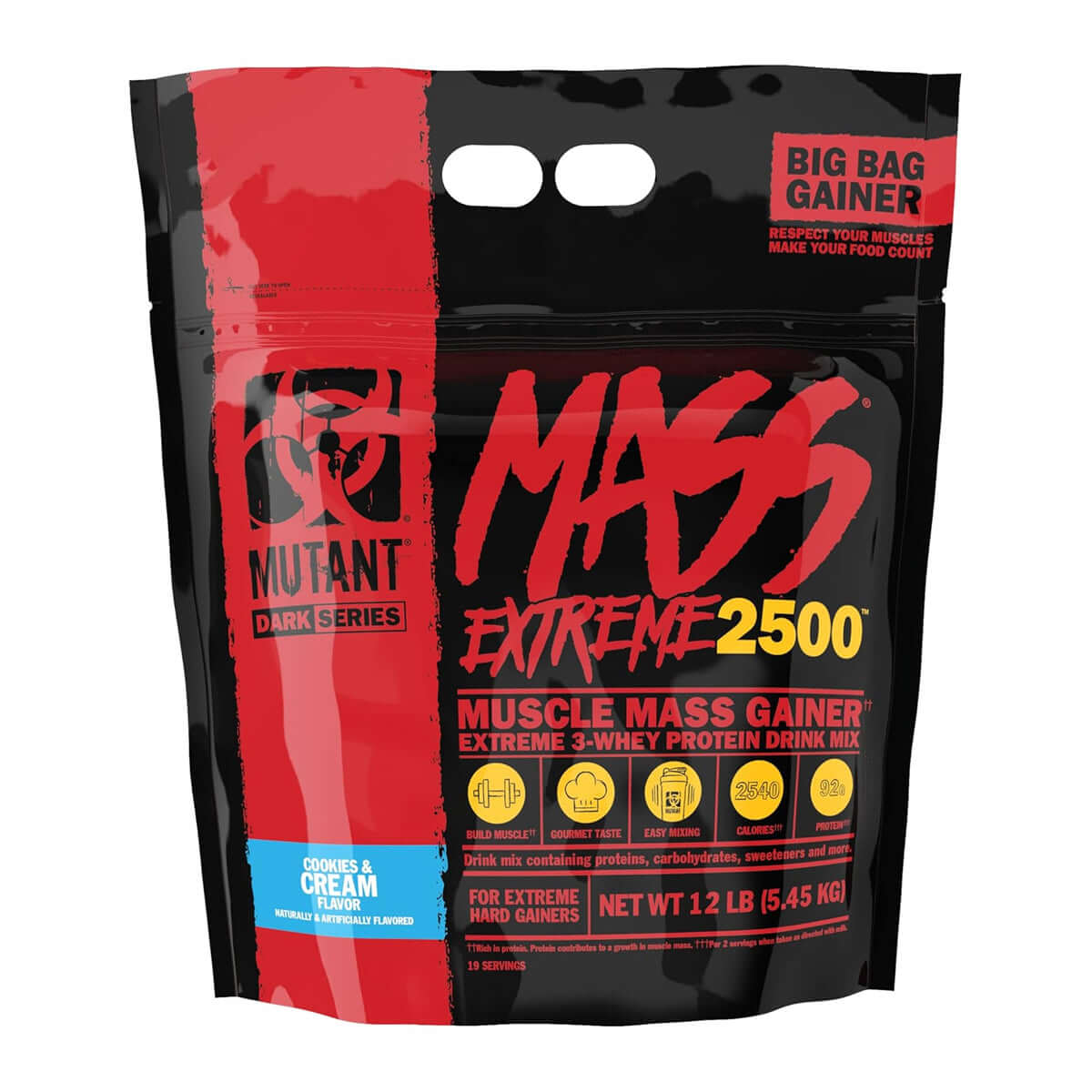 Mutant Mass Extreme 2500 Size: 5.45 kg Flavour: Cookies & Cream