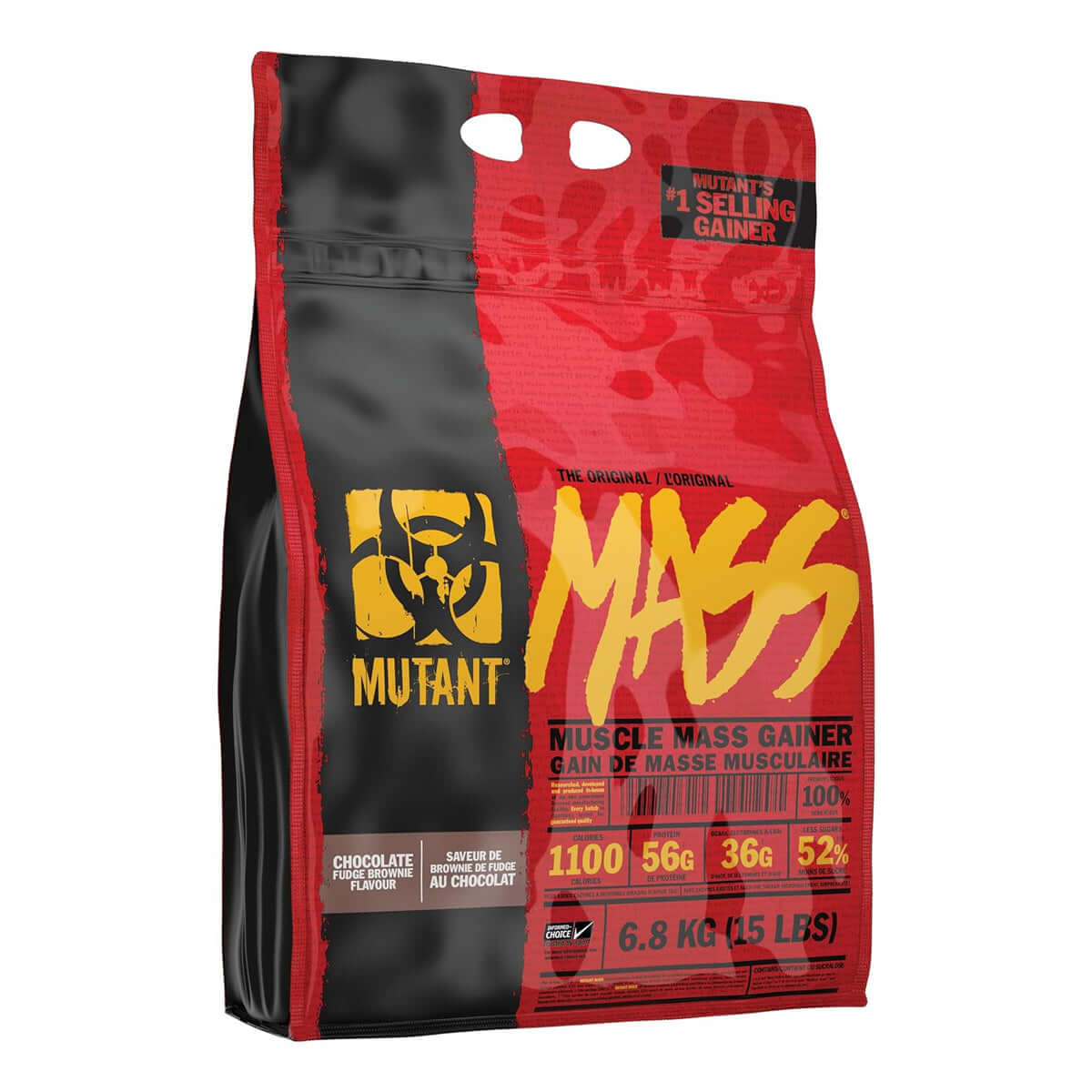 Mutant Mass Size: 6.8kg Flavour: Chocolate Fudge Brownie