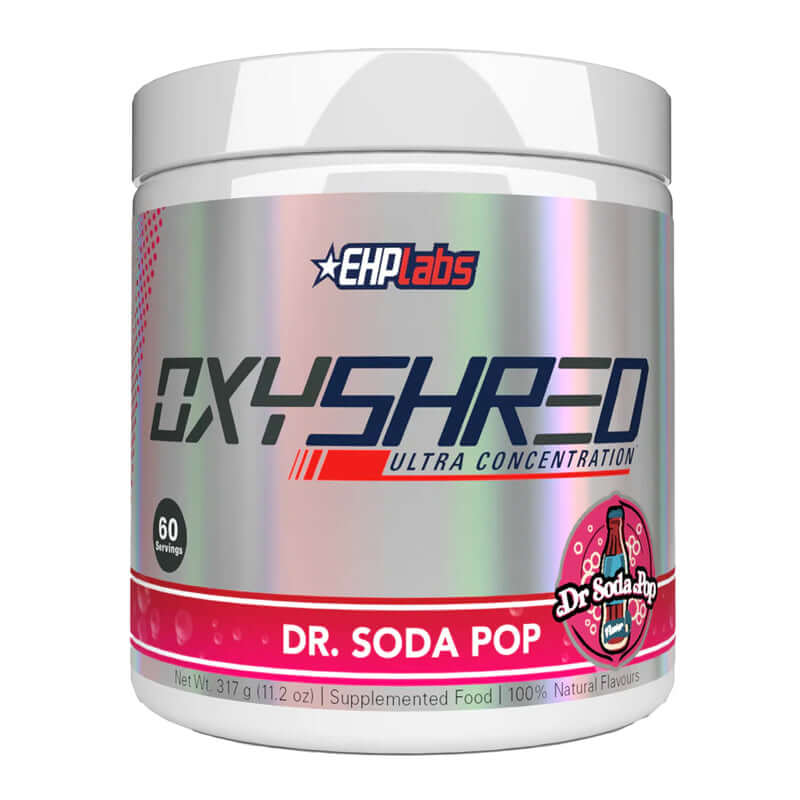 EHP Labs OxyShred Size: 60 Svgs Flavour: Dr Soda Pop