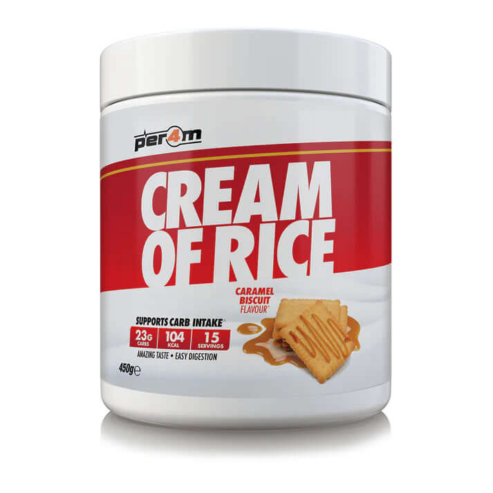 Per4m Cream Of Rice Size: 400g Flavour: Caramel Biscuit