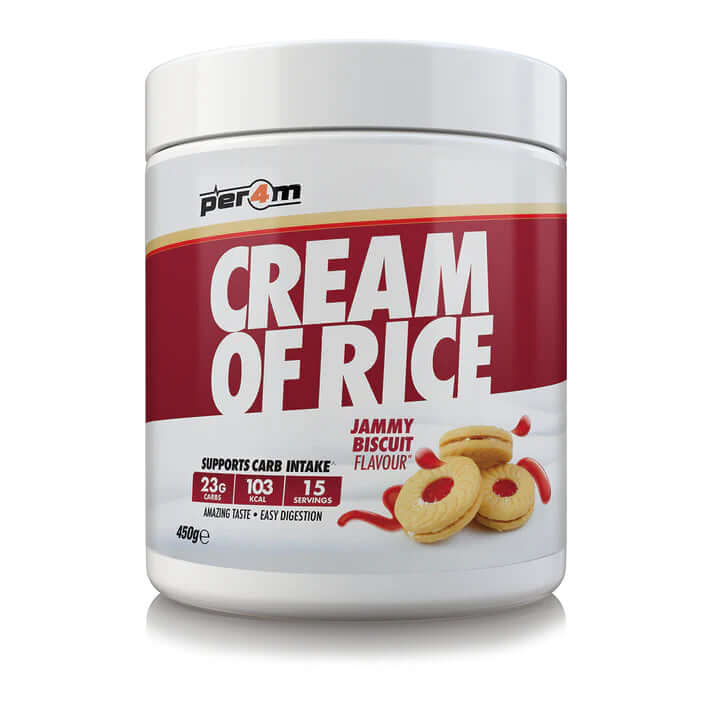 Per4m Cream Of Rice Size: 400g Flavour: Jammy Biscuit