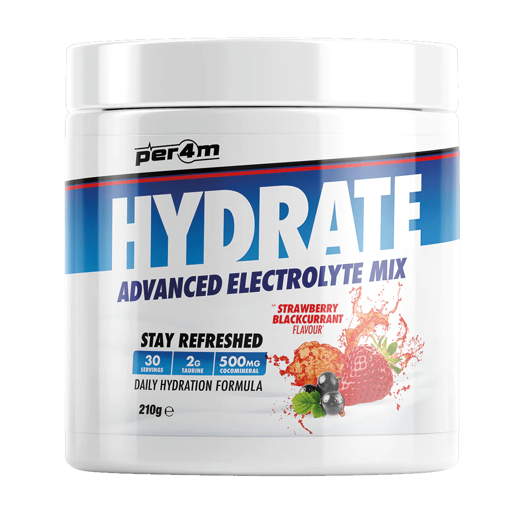 Per4m Hydrate Size: 210g Flavour: Strawberry Blackcurrant
