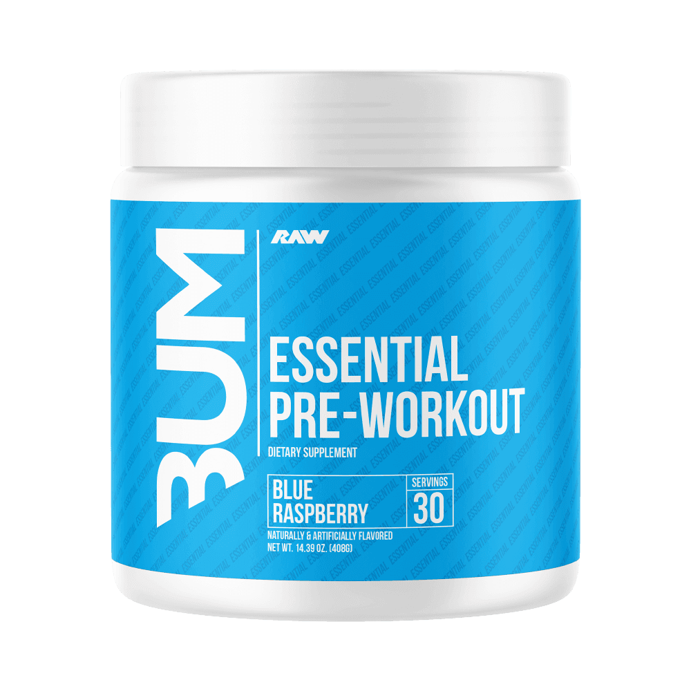 Raw Nutrition CBUM Essential Pre Size: 405g Flavour: Blue Raspberry