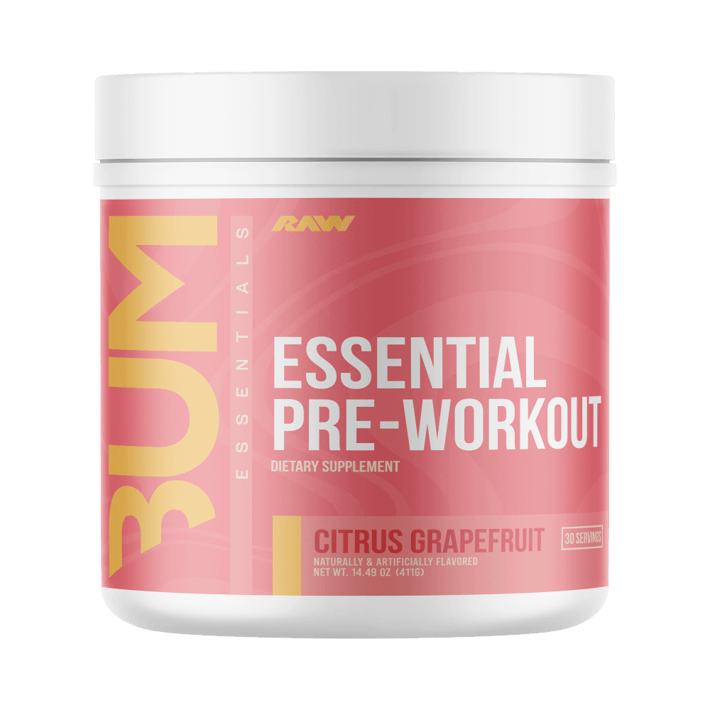 Raw Nutrition CBUM Essential Pre Size: 405g Flavour: Orange