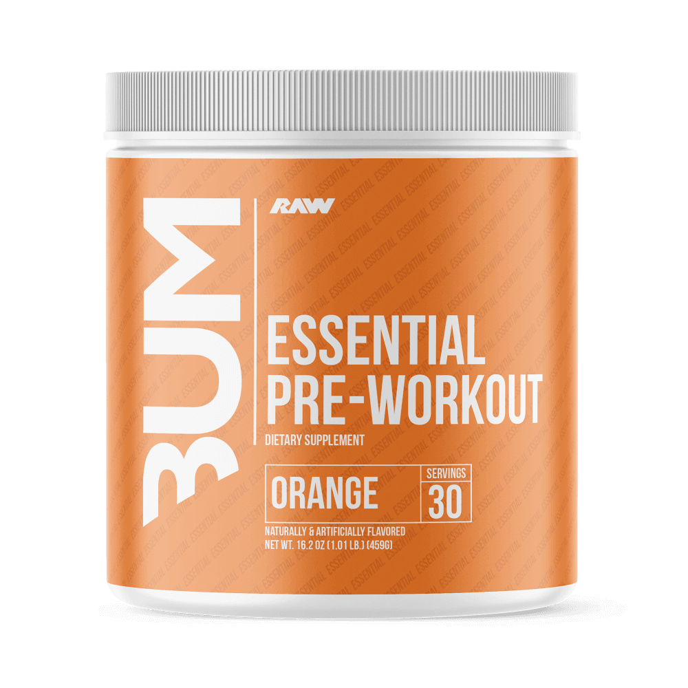 Raw Nutrition CBUM Essential Pre Size: 405g Flavour: Orange