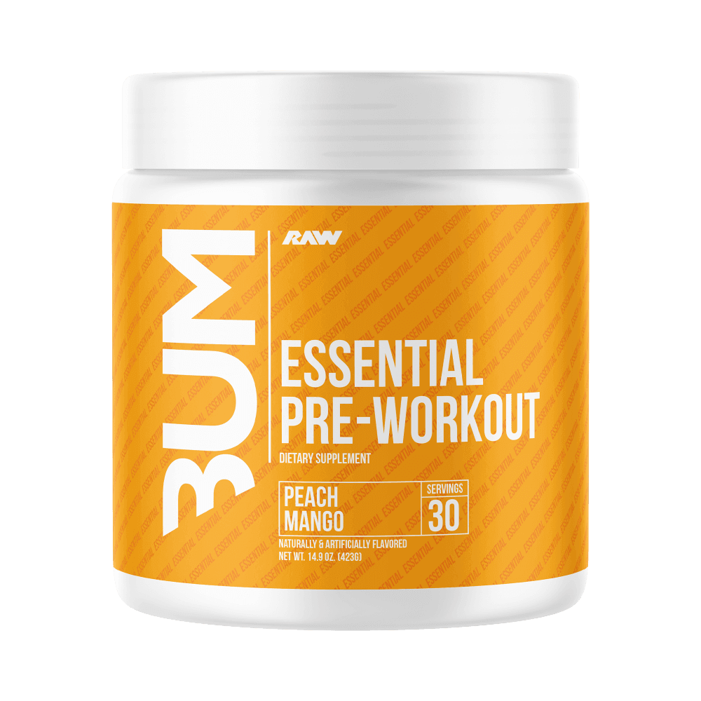 Raw Nutrition CBUM Essential Pre Size: 405g Flavour: Peach Mango