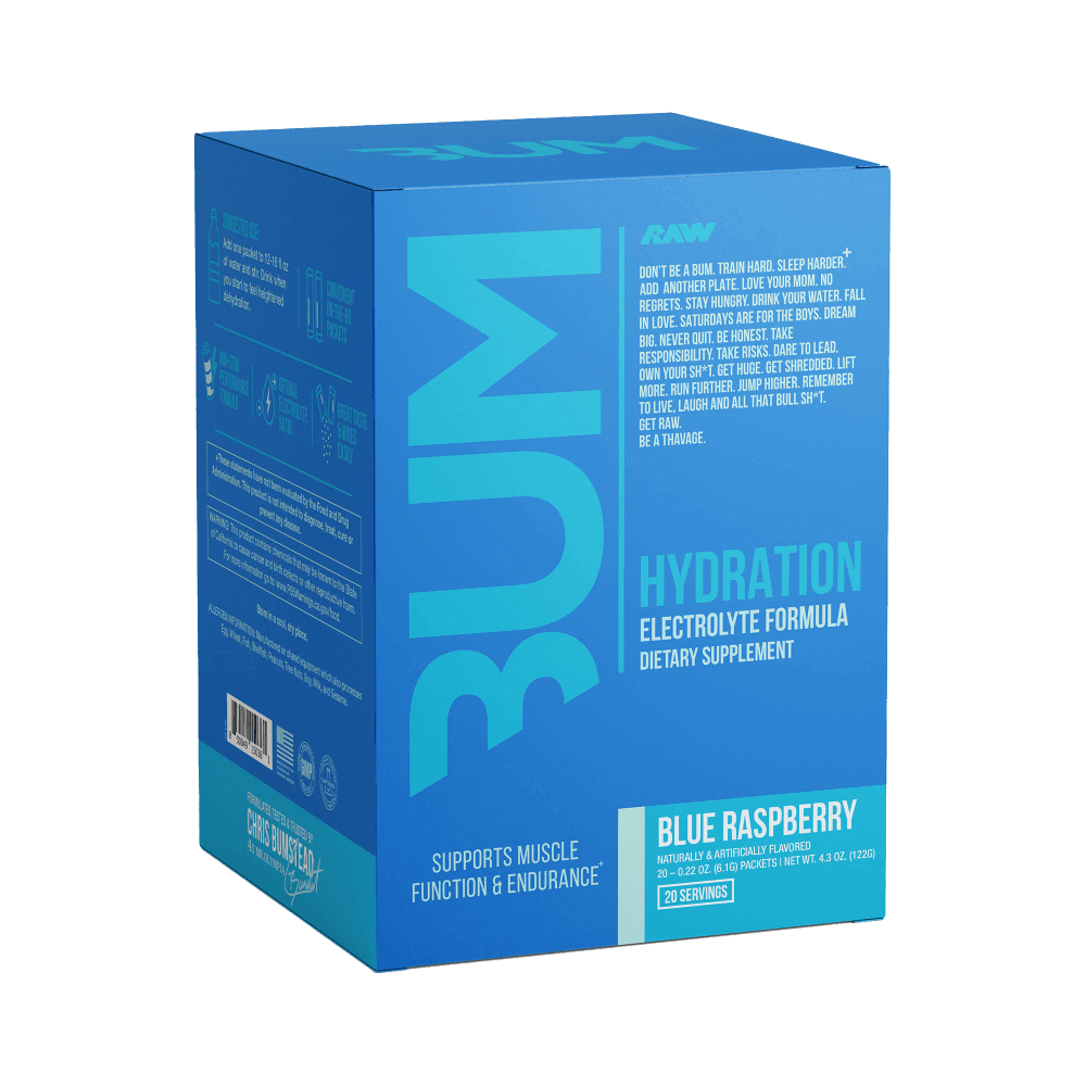 Raw Nutrition Hydration Size: 122g Flavour: Blue Raspberry
