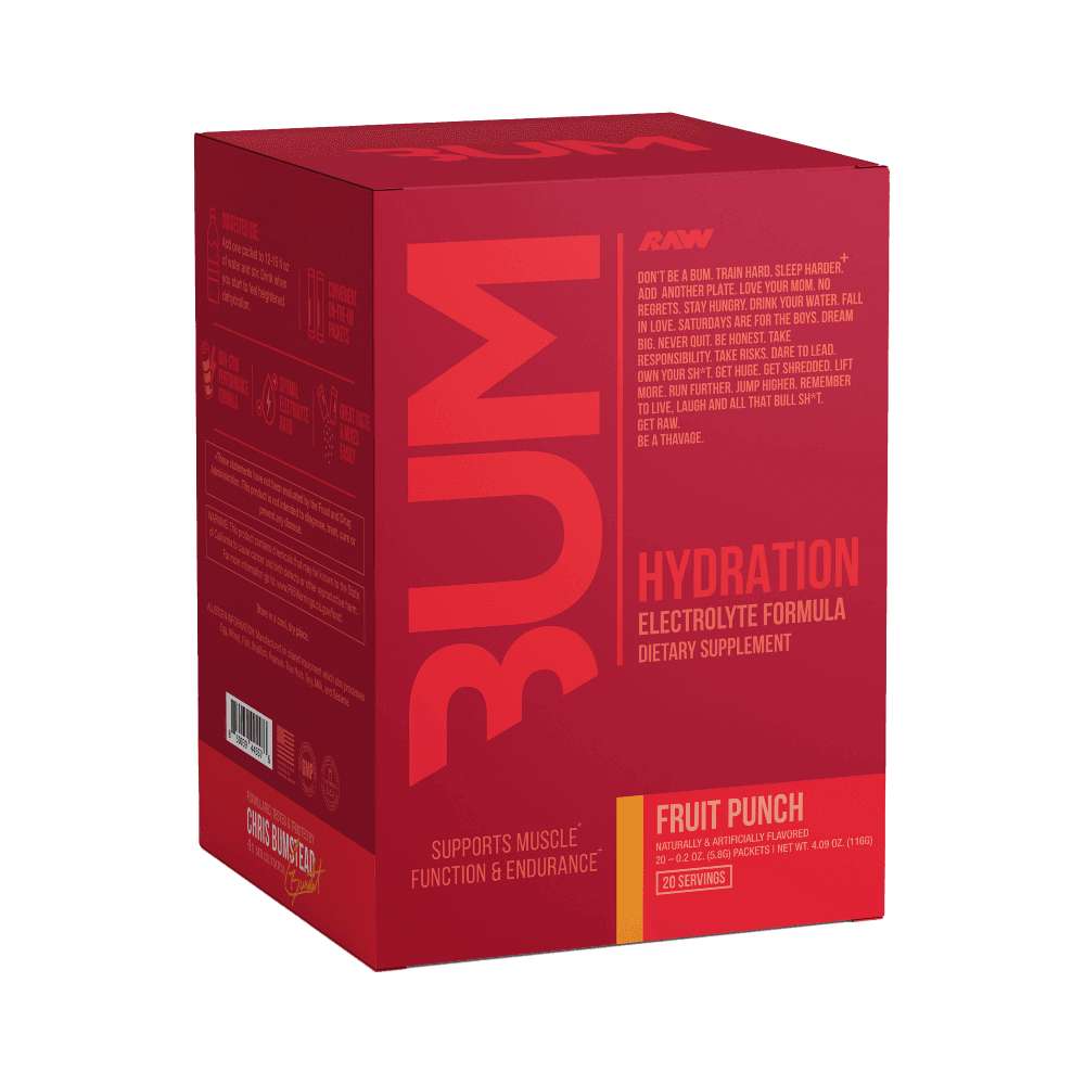 Raw Nutrition Hydration Size: 122g Flavour: Fruit Punch