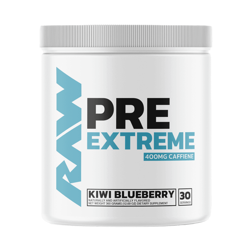 Raw Nutrition Pre Extreme Size: 360g Flavour: Kiwi Blueberry