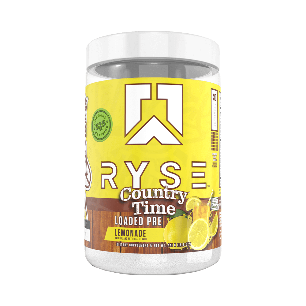 Ryse Loaded Pre Workout Size: 420g Flavour: Country Time Lemonade