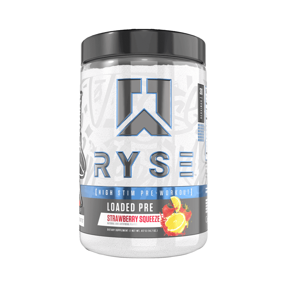 Ryse Loaded Pre Workout Size: 420g Flavour: Strawberry Squeeze